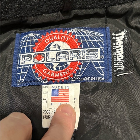 Vintage Polaris Women's Blue Ski & Snow Jacket - Picture 7 of 12